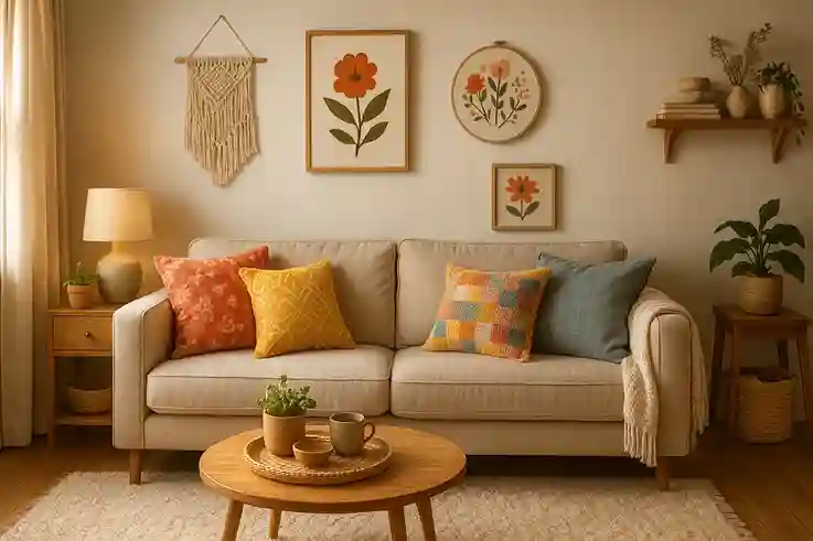 Why DIY Decor Matters Personalized Spaces That Inspire Cozy, personalized living room showcasing the emotional and aesthetic impact of DIY decor.
